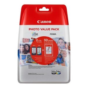 CANON, PG-545XL/CL546XL fekete, színes Tintapatron multipack Pixma MG2450, 2550 nyomtatókhoz,